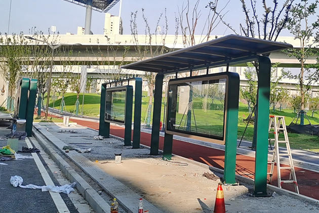 公交车亭案例图片